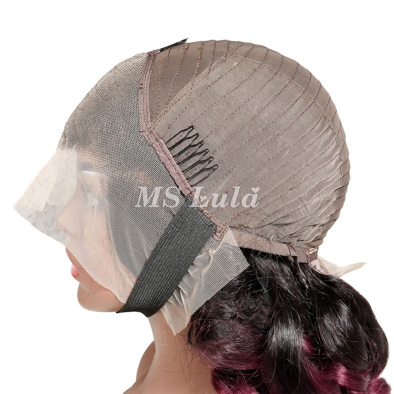 1B/99J Ombre Color Loose Wave 13x4 Lace Front Wigs - 图片 7